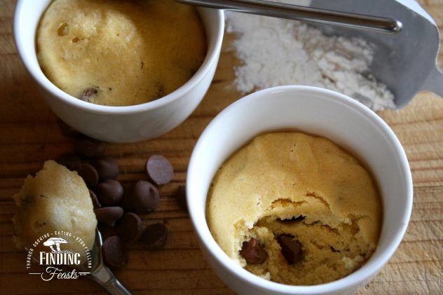 Individual Chocolate Chip Cookie Pots