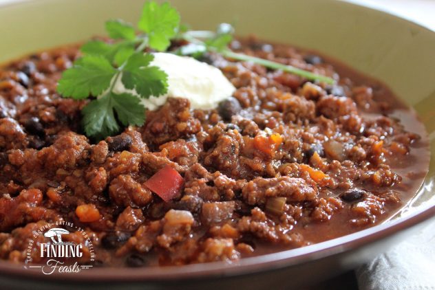 Rich Chilli Con Carne w/ Chorizo and Dates