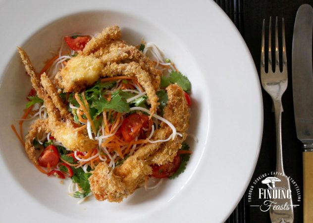 Thai Noodle Salad w/ Fried Soft Shell Crab