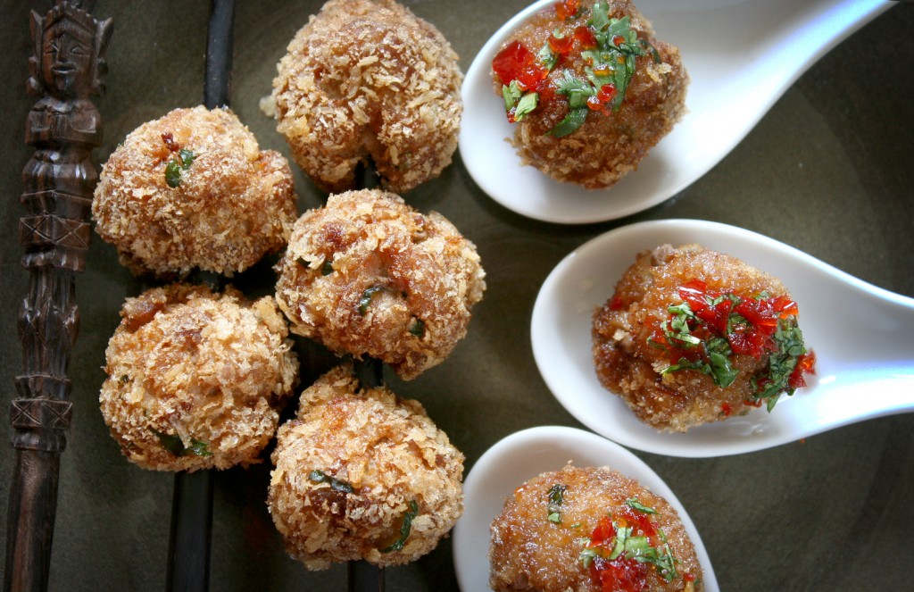 Pork & Lentil Thai Red Curry + Thai Pork Meatballs w/ Dipping Sauce